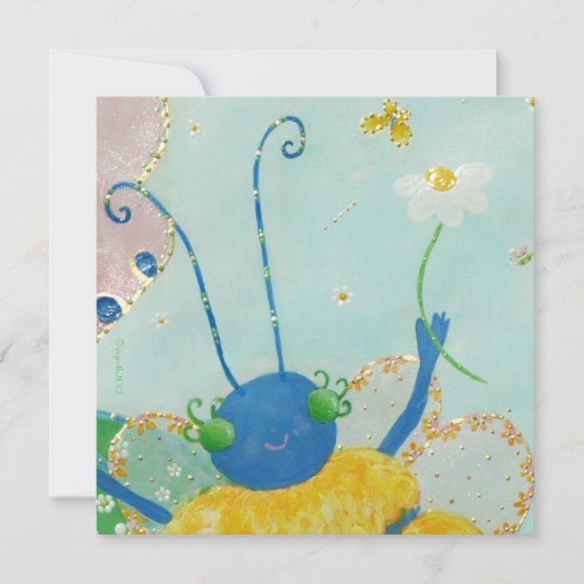 Einladung zur Ballerina (Vorderseite)