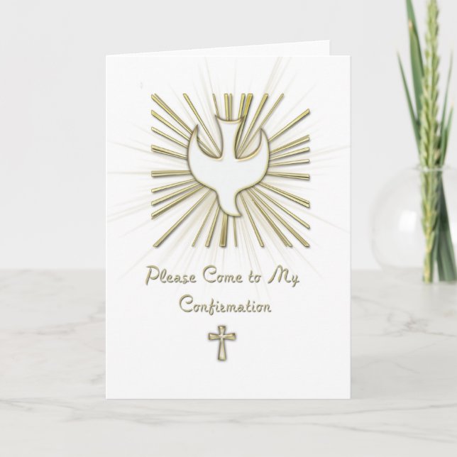 Einladung zur Bestätigung (Vorderseite)