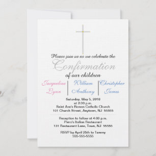 Einladung zur Bestätigung von Blue Pink Triplets