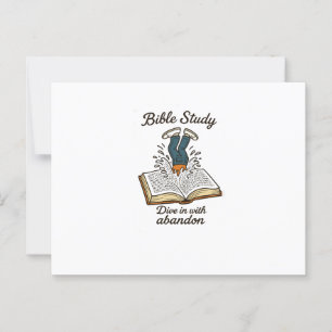Einladung zur Biologie Postkarte