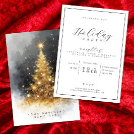 Einladung zur Black and Gold Business-Feier