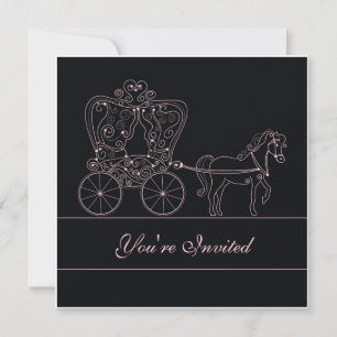 Einladung zur Black Carriage Wedding 5x5