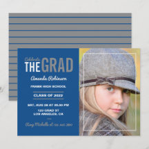Einladung zur Blauen und Grauen Graduiertenparty
