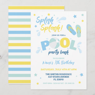 Einladung zur Blue Pool Party