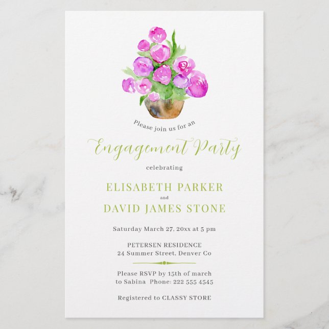 Einladung zur Blumenkonferenz im Frühjahr Flyer (Vorne)