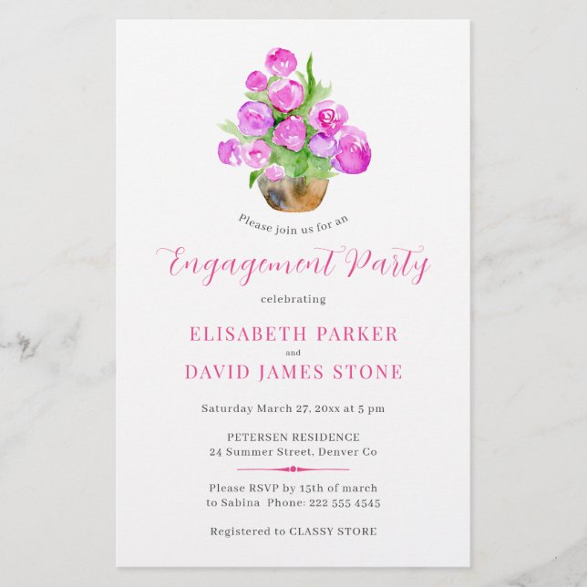 Einladung zur Blumenkonferenz im Frühjahr Flyer (Vorne)