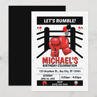 Einladung zur Box-Geburtstagsfeier