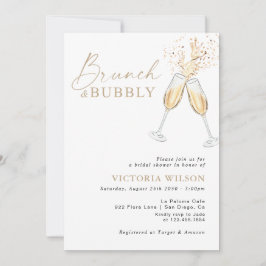 Einladung zur Braunch- und Champagner-Brautparty