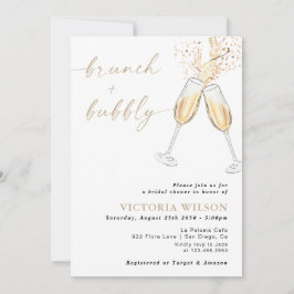 Einladung zur Braunch- und Champagner-Brautparty