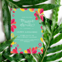 Einladung zur Brautdusche, Tropical, Hawaiian, Lua