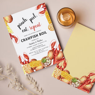 Einladung zur "Budget Crawfish Boil Engagement Par