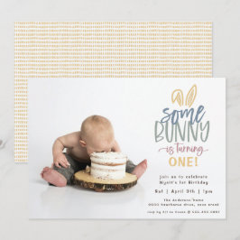 Einladung zur Bunny Birthday Party Foto