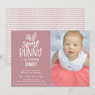 Einladung zur Bunny Birthday Party Foto