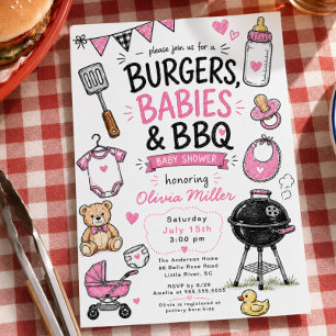 Einladung zur Burger-Babys-BBQ-Baby-Party