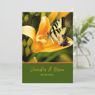 Einladung zur Butterfly-Hochzeit