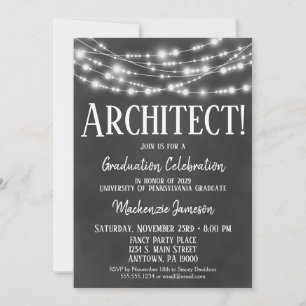 Einladung zur Chalkboard Architect Graduation Part