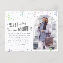 Einladung zur Colorful Confetti Graduation Party