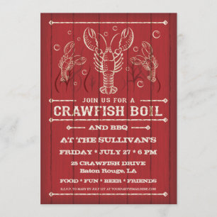 Einladung zur Crawfish-Boil-Party