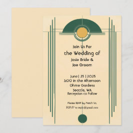 Einladung zur Deko-Yellow-Sun-Hochzeit