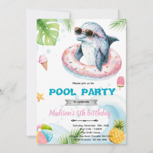 Einladung zur Delfin-Poolparty
