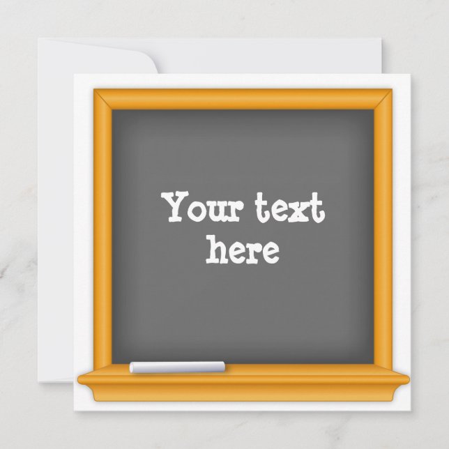 Einladung zur Einladung von "Back-to-School-Party" (Vorderseite)