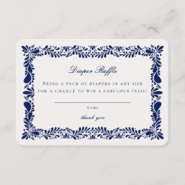 Einladung zur Einladung von Blue Talavera Tile Dia