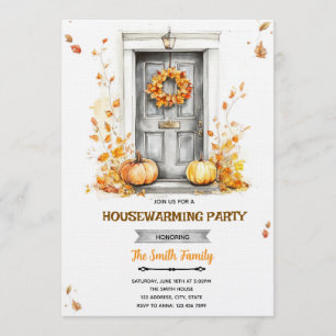 Einladung zur Einweihungsparty im Herbst