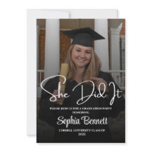 Einladung zur Elegant Graduation Party