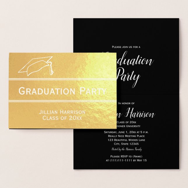 Einladung zur Elegant Graduation Party (Anzeige)