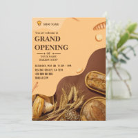 Einladung zur Eröffnung der Bäckerei ⭐ ⭐ ⭐ ⭐ (8.13