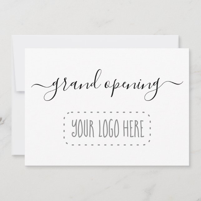 Einladung zur Eröffnung eines Geschäftes - Logo hi (Vorderseite)