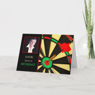 EINLADUNG ZUR ERSTATTUNG - DARTBOARD - FOTO INSERT