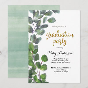 Einladung zur Eukalyptus-Graduierungspartei