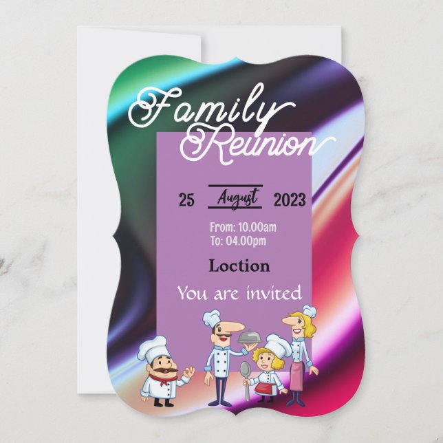 Einladung zur Familie (Vorderseite)