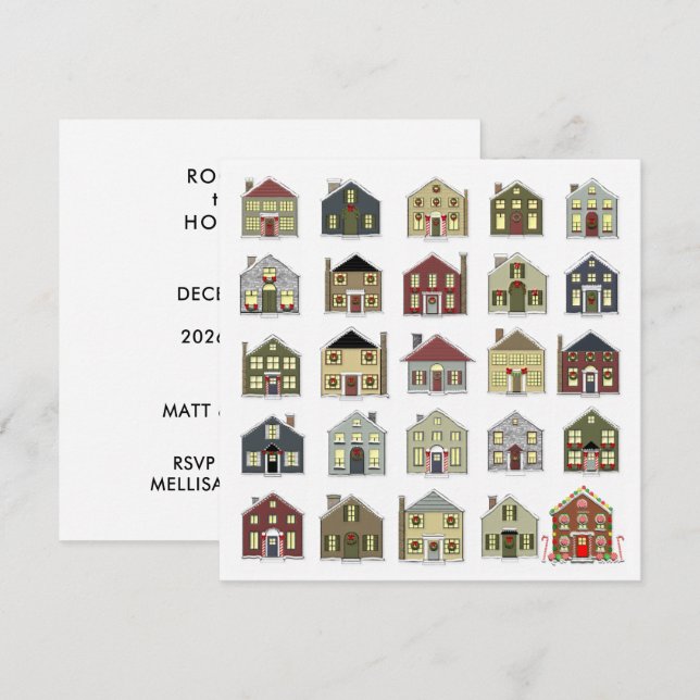 Einladung zur Feier (Vorne/Hinten)