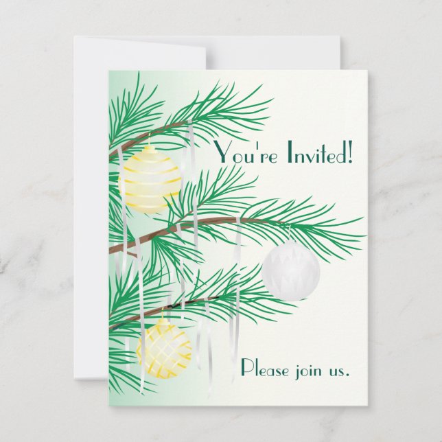 Einladung zur Feier (Vorderseite)