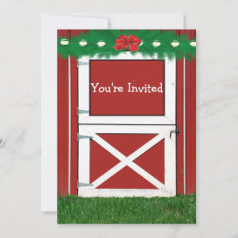 Einladung zur Feier der Roten Barne Tür Custom