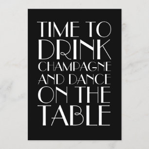 Einladung zur Feiertagspartei 1920