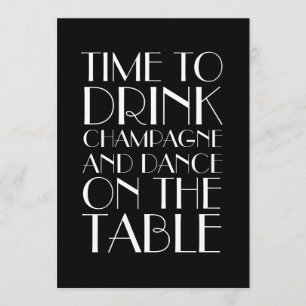 Einladung zur Feiertagspartei 1920