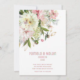 Einladung zur fesselnden Blüte & Weiße Hochzeit