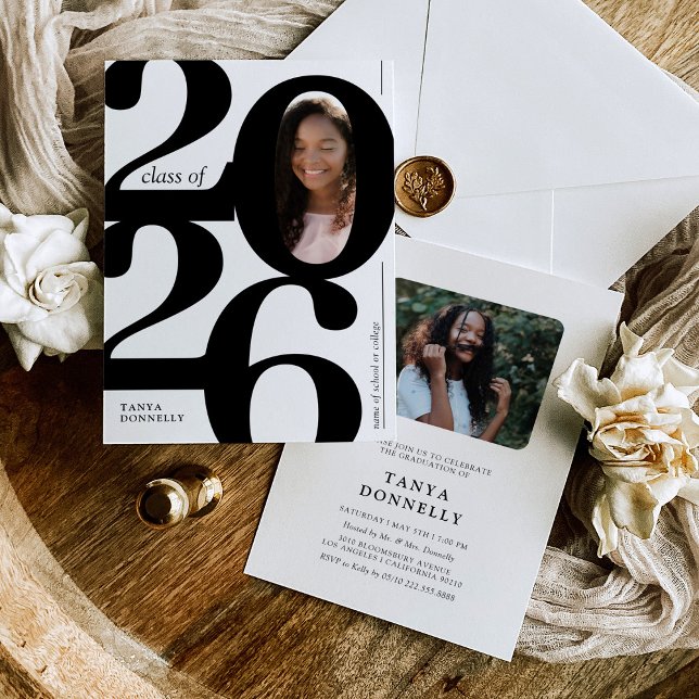 Einladung zur Foto-Graduationspartei (Von Creator hochgeladen)