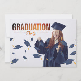 Einladung zur Foto-Graduiertenparty