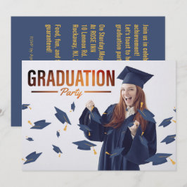 Einladung zur Foto-Graduiertenparty
