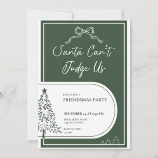 Einladung zur Friendsmas-Party Weihnachtsfeier Ein