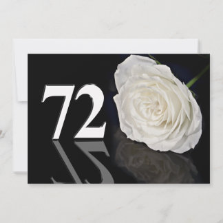 Einladung zur Geburtstagsfeier 72 Jahre alt