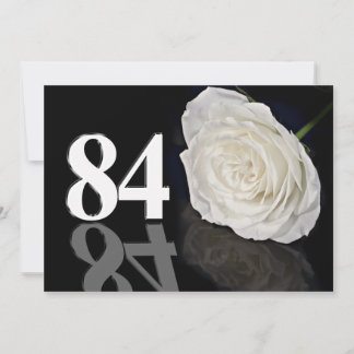 Einladung zur Geburtstagsfeier 84 Jahre alt