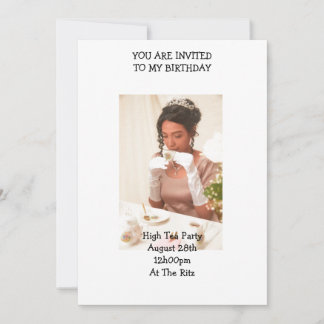 Einladung zur Geburtstagsfeier im Briggerton-Stil