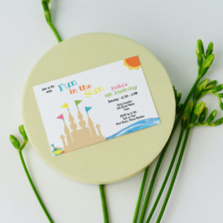 Einladung zur Geburtstagsfeier in Beach