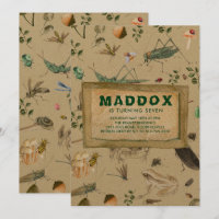 Einladung zur Geburtstagsfeier Vintager Fehler