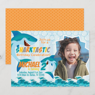 Einladung zur Geburtstagsfeier von Haifischen